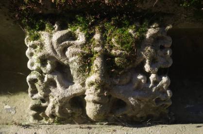 The Green Man Nunhead Cemetery. A powerful and pagan image on consecrated ground. Copyright Carole Tyrrell