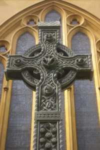 The for symbols of the Evangelists in each corner Copyright Carole Tyrrell