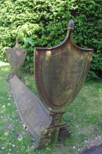 An interesting iron memorial within St Mary's churchyard copyright Carole Tyrrell