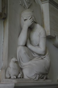 A mourning woman copyright Carole Tyrrell