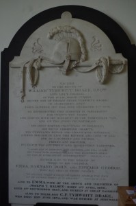 A memorial to a Waterloo veteran copyright Carole Tyrrell