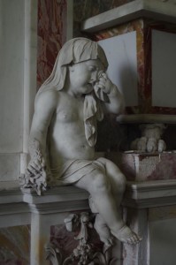 The weeping cherub. copyright Carole Tyrrell
