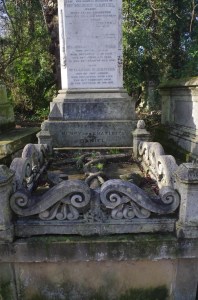 The Grecian scrolling along the sides. copyright Carole Tyrrell