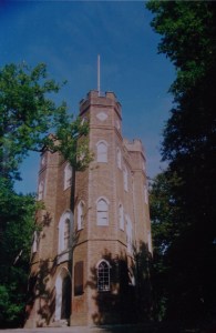 View of Castle when derelict and boarded up in 2008 copyright Carole Tyrrell
