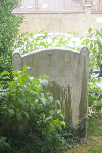 Tombstone of the local ratcatcher St Leonard's Streatham ©Carole Tyrrell