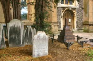 View of exterior St Leonard's Streatham. ©Carole Tyrrell